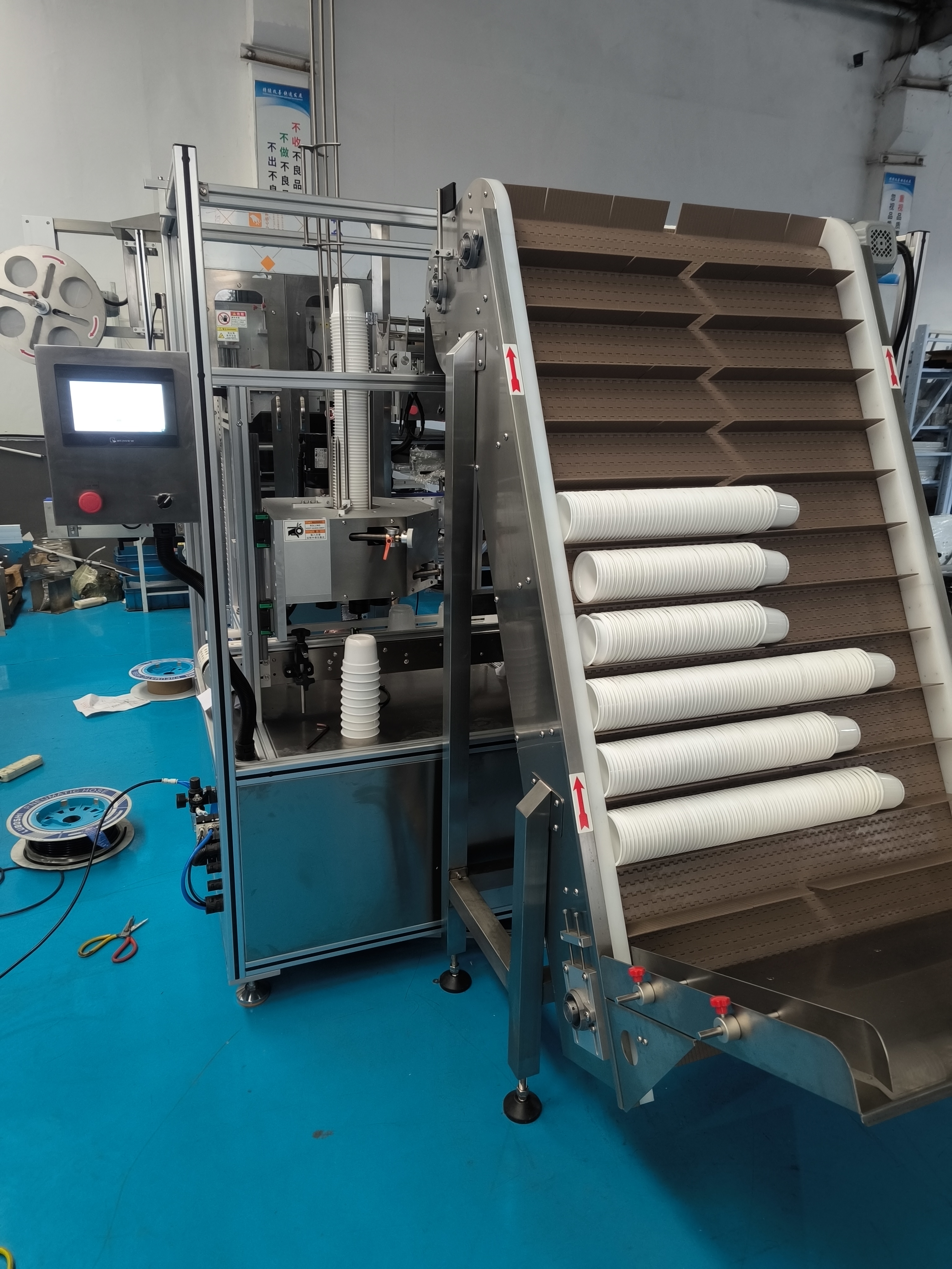 PP Yogurt Butter Pot Yoghurt Cup Shrink Film Labeling Machine Shrink Sleeve Label Applicator