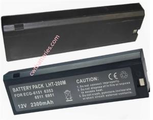LC-S122AU 6543A 12V 2300mAh 医療用バッテリー ニホン・コーデン ECG-6951 ECG-6511