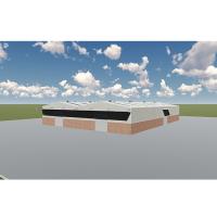 Portail cadre entrepôt commercial / Structures industrielles en acier Construction Investisseurs à la recherche d'un atelier d'équipement
