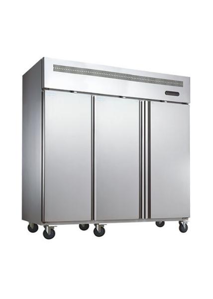 Stainless Steel 6 Doors Refrigerator Industrial Freezer Single Temperature