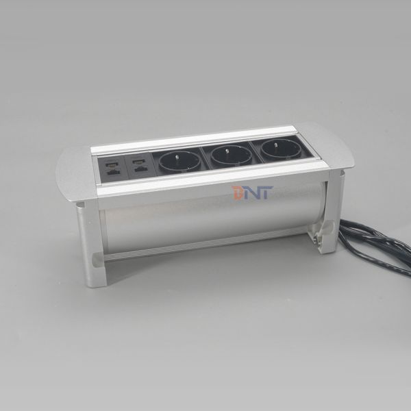 CE approval multimedia EU power hidden table top power outlet