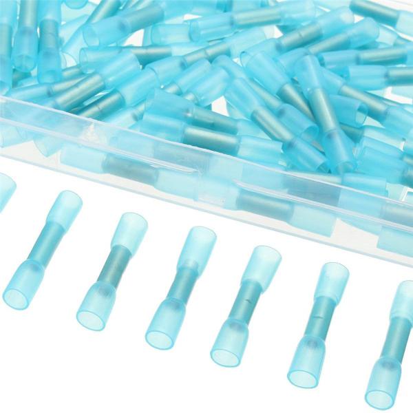 AWG 16 - 14 HDPE insulated wire connector , Heat Shrink Butt Connector Terminal Kit