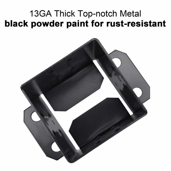 Upgrade Your Deck with Heavy Duty Concrete Anchors and 4x4 Wood Fence Post Base Brackets