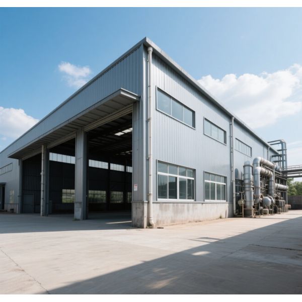 Large Scale Multi Span Logistics Prefabricated Warehouse Building