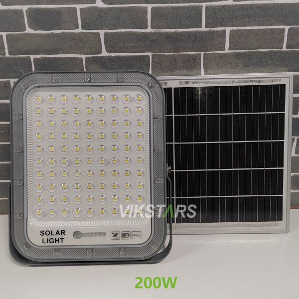 Battery Replaceblae 60w 100w 200W 300w Solar Flood Lights With PC Lens