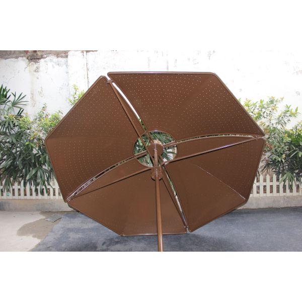 Commercial Aluminum Outdoor Patio Umbrellas 2342mm Height OEM ODM