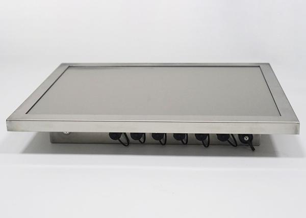 17 Inch Stainless Steel Panel PC Touch With Glove / 4MM Tempered Glass
