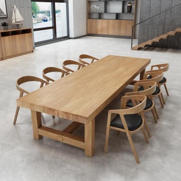 Dining Room Furniture Nordic Art Solid Wood Dining Table/Restaurant Table with Modern Design Style