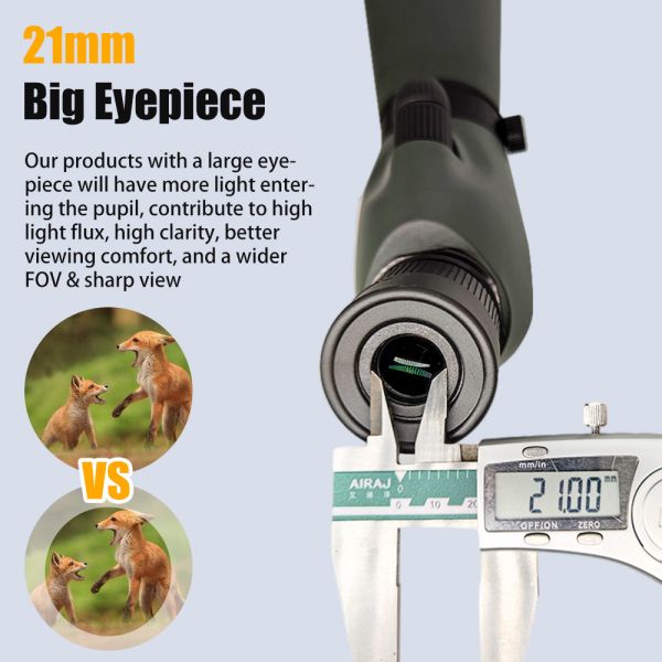 20-60x80 Wildlife Scenery Waterproof Birding Spotting Scope With Tripod