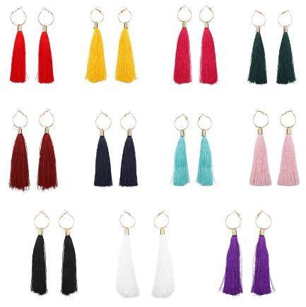 Lady's earrings tassel earrings
