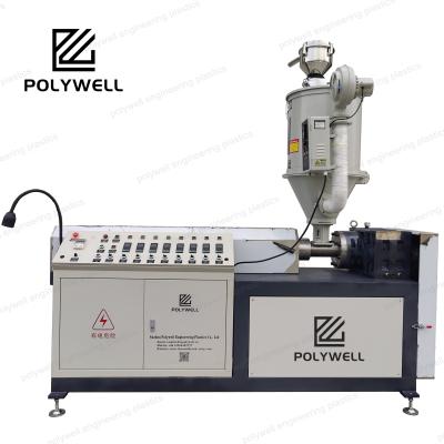 Máquina de extrusão de plástico de poliamida pequena para produzir fita de ruptura térmica de nylon
