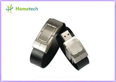 O punho de couro personalizou 32gb a movimentação instantânea 10-22mb do usb 2,0/velocidade de s