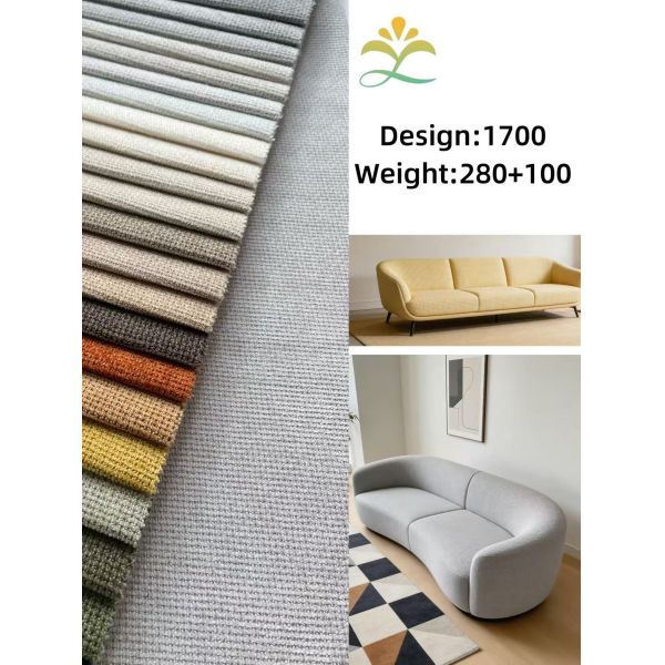 380GSM chenille sofa fabric multi-color fabric for sofa