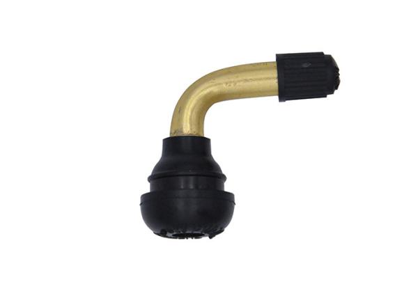 Brass Core Tubeless Tire Valve Stems PVR70 Bend 90° For 0.453'' Rim Hole Motobikes