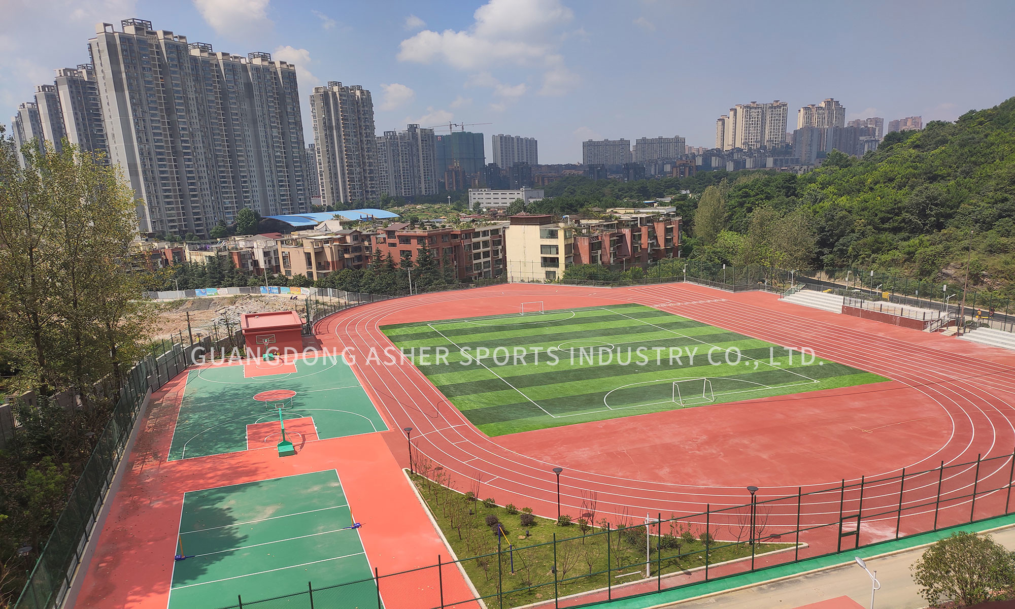 Не направляет рельсами материал следа атлетики, огнеупорный Jogging настил следа