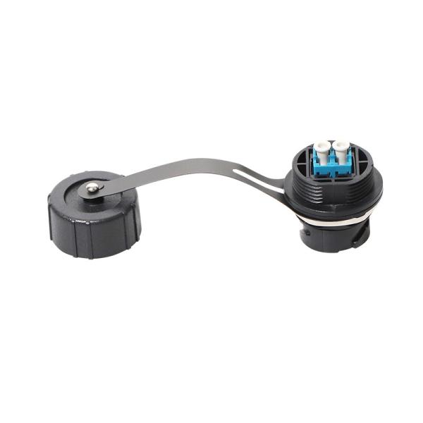 IP67 Waterproof LC ODVA Fibre Optic Adapter For Wall Faceplate