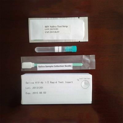 Kits de teste rápido para detecção de HIV de anticorpos para doenças infecciosas, plasma de sangue total, amostra de saliva 25 testes