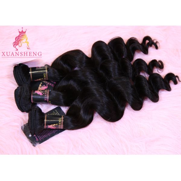 10A Loose Curly Virgin Human Hair Malaysian Human Hair Extension No Tangle No Shedding