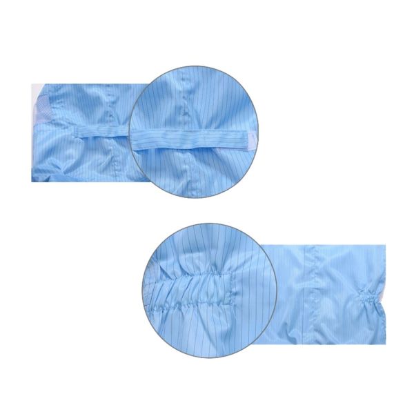 ESD Lab Zip Up Hooded Anti Static Jumpsuit Coverall