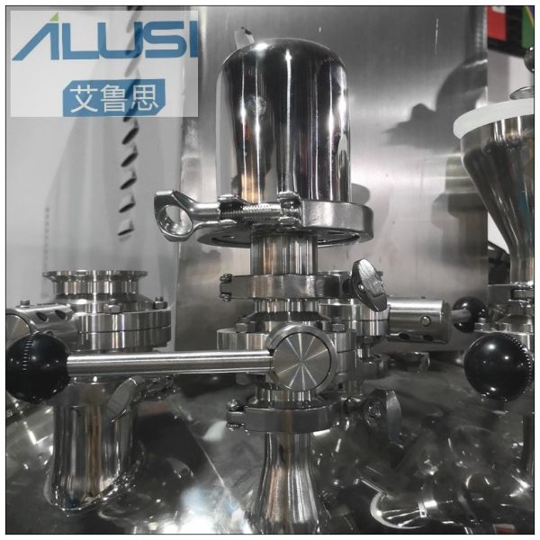 50L 100L 200L 300L Hydraulic Lifting Vacuum Homogenizer Mixer for Cosmetics