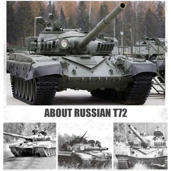 1/16 RC Tank Shooting Toy Car Electric Boys Toys with Music Smoke and Remote Control