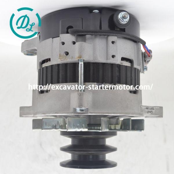 EexcavaStart ISUZU 4LE2 Excavator Alternator 24V 50A OEM 0-35000-4868