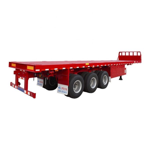 Truck Trailer CIMC HUAJUN 40ft Semi-trailer with FUWA Axle and Heavy-Duty Steel