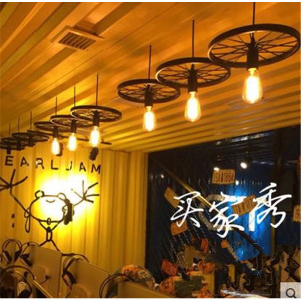 Black Loft Style industrial pendant lights for Bar Kitchen Coffee Shop Decoration (WH-VP-07)