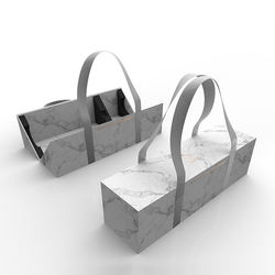 Подарочные коробки вискиа алкоголя Шампань лоснистые/штейновая отделка слоения