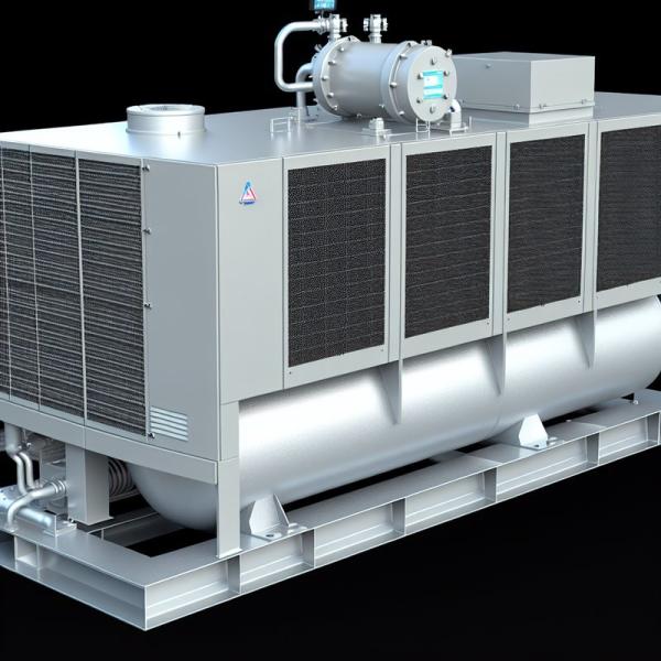 88KW Compressor Power Water Cooled Screw Chiller CMS 89.4 M3/h Optimum Cooling for Substantial Thermal Loads