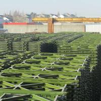 Prefabricated Steel Bailey Truss Bridge Q355B Galvanized Surface