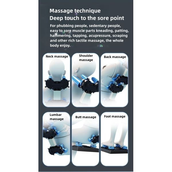 Home Luxury Massage Chair Whole Body Multi-functional Automatic Space Warehouse Massage Sofa with Commercial Furniture