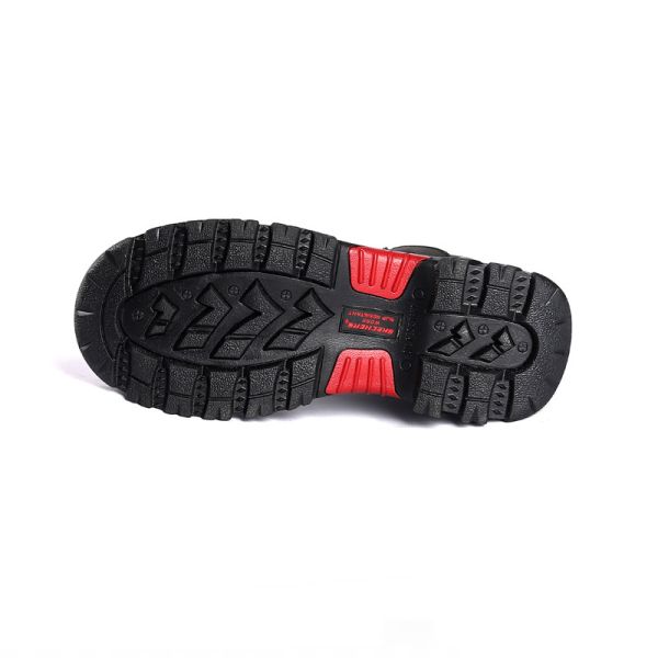 Anti Static Genuine Leather Work Anti Puncture Anti Smashing Boots Steel Toe Steel Plate Safety Shoes