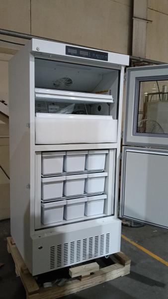 368L réfrigérateur de laboratoire congélateur combiné unité de stockage à froid médical à double zone