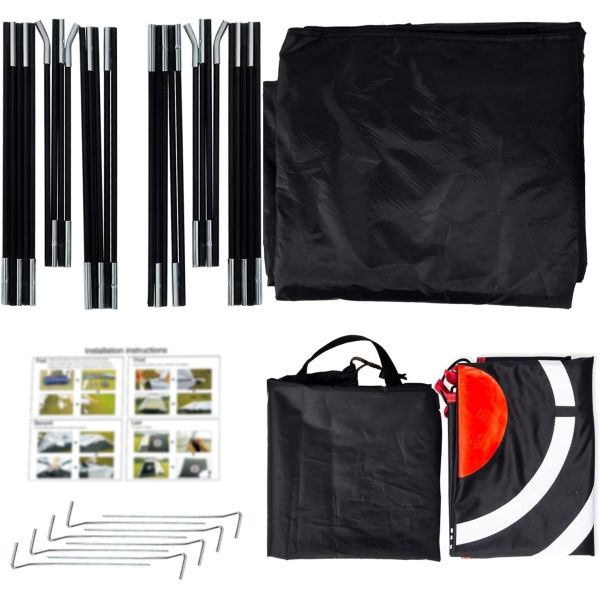 Golf Hitting Cage Practice Aid For Outdoor, Golf Practice Net, Hitting Aids Nets, Portable Golf Impact Nets Cages