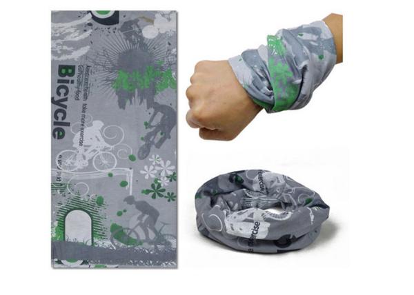 Outdoor Sports Original  Bandan , Bicycle Grey  Multifunctional Headwear