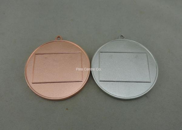 Multi Plating 3D Die Casting Sport Medals , Customized Awards Medals By Stamping