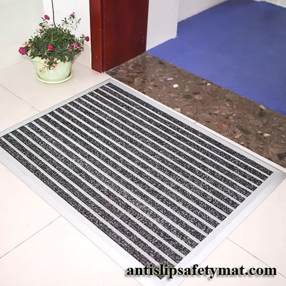 Entrada de aluminio Mats Anti Slip Dirt Removal de la casa los 45CMx75CM