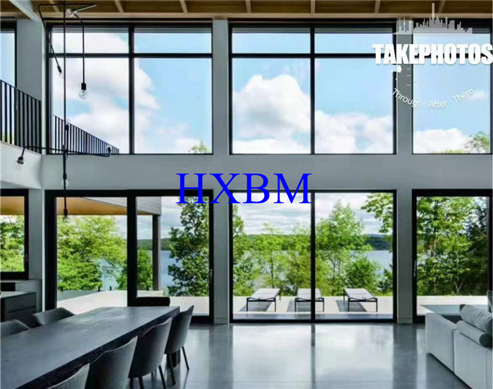 двойник 6063-T5 12A застеклил деревянный тимберс Windows водоустойчивый одетый