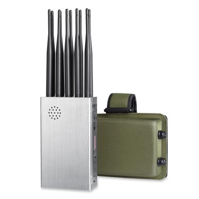10 Antennas Full Bands Multifunctional Cell Phone Signal Jammer Blocking 2G.3G.4G.5G.WIFI.GPSL1 Signals