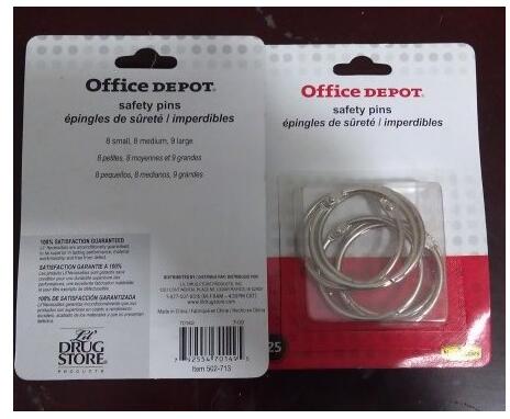 Metal silver nickel finish  50mm(2