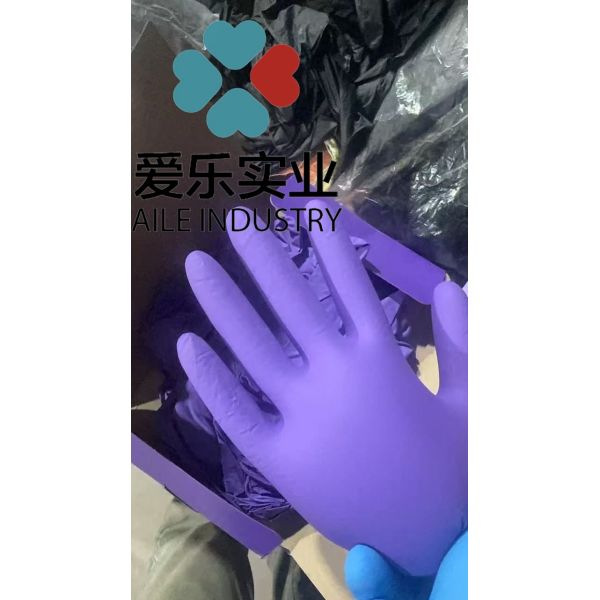 Disposable Nitrile Gloves with AQL 1.5 Standard Latex-Free and Textured Fingertips for Enhanced Grip