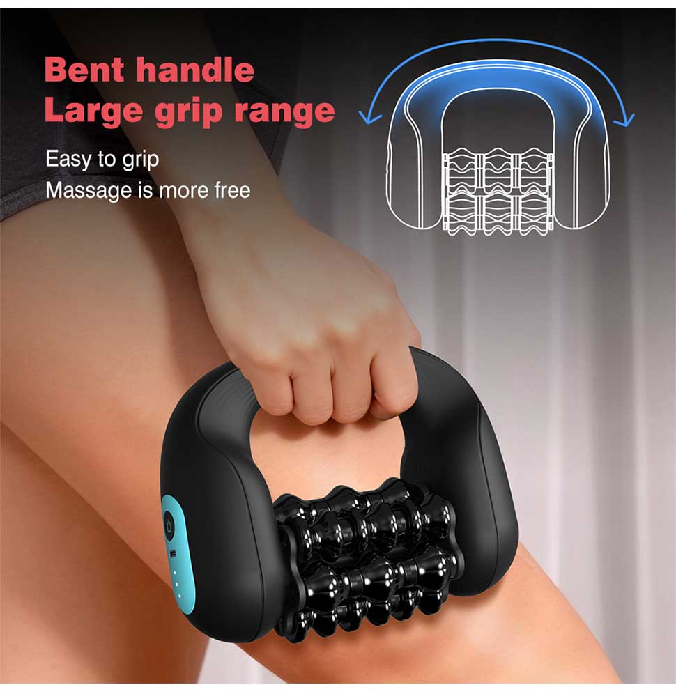 3-Speed Massage Roller Stick for Legs Foot & Calf Muscle Stimulator Rolling Percussive Massager