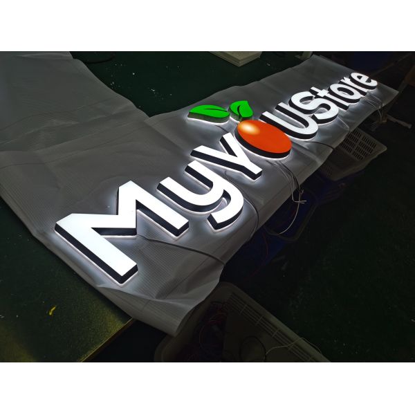 Led 3D Acrylic Logo outdoor Led Letter Backlit Electronic Signs