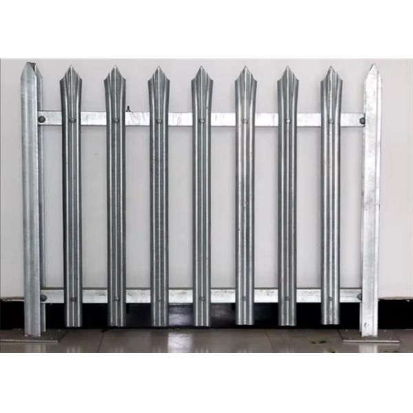 Garden Steel Galvanized Fence Panel Decorative Flower Border Lawn