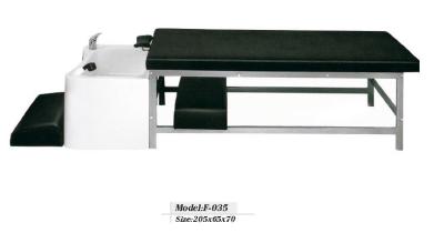 shampoo bed ,shampoo chair ,metal frame base shampoo bed F-035