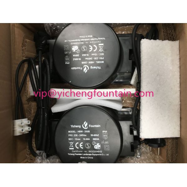 IP64 Plastic Shell Waterproof Underwater Lights Ring Transformer 100W - 1000W