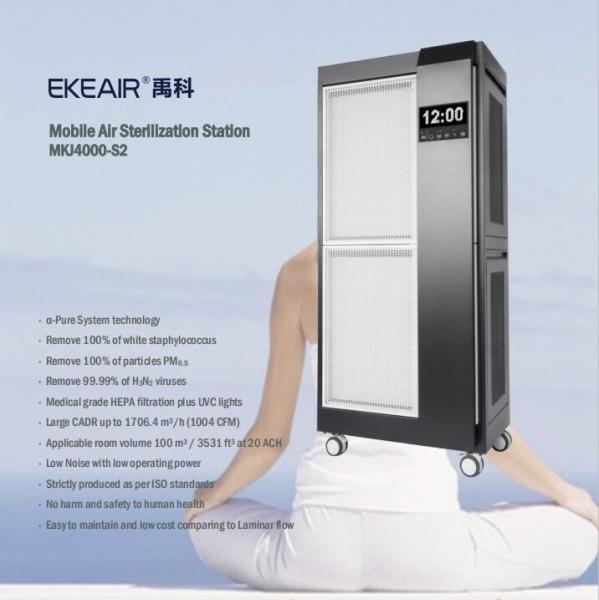 Rapid Sterilization UVC Lights HEPA Filter air disinfection purifier