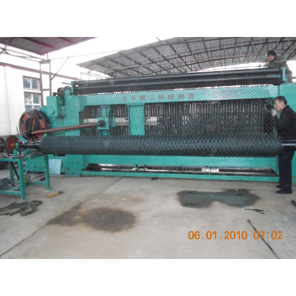 Mesh Size 80 * 100 mm Automatic Gabion Making Machine For Foundation Pit