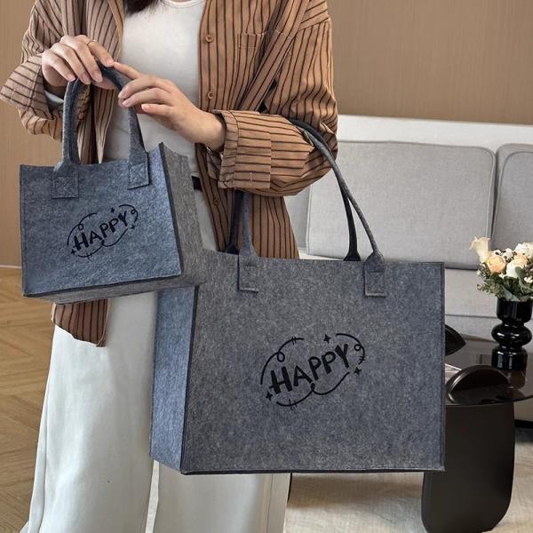 New Style Fashion Canvas Tote Bag With Long Rope Handle Colorful Laminated Cotton Magnetic Buckle Patterned Letters Tote Bag Letter Pattern Direct From Manufacturer Wholesale